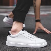 B86白黑经典白鞋 44 春秋潮鞋小白鞋韩版潮流百搭白鞋帆布板鞋子男士休闲鞋青少年皮鞋