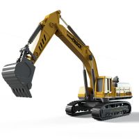 超大号挖机 单只装 儿童仿合金工程车挖掘机玩具汽车套装男孩模型推挖土机搅拌车吊车