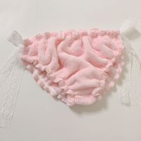 粉红色 女士均码 暖阳公子暖男士软绵绵舒适法兰绒伪娘情侣同性男女情侣中腰女内裤