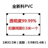 超透明PVC[1米X1.5米] 透明防雨布加厚布料多肉防雨阳台遮雨pvc软玻璃防雨挡风油布篷布