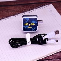 Y9S/Y7S/Y5S/Y30 蝙蝠侠贴纸+数据线保护 vivo S6 s5 X27 Y73S 充电器数据线保护套Y9S