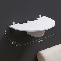 半圆投影仪置物架 无痕钉子安装(适合可以钉钉子的墙面) 墙壁免打孔投影仪支架路由器托架床头墙上挂架机顶盒置物架壁挂式