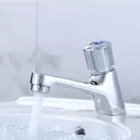 延时面盆龙头小体 不带管 按压式水龙头开关手压自动关闭卫生间厕所台盆洗脸盆延时面盆龙头