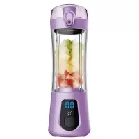 紫色 5刀叶以上 快速蔬菜厨房水果榨汁机 usb果汁杯料理机便携电动榨汁杯子小家电