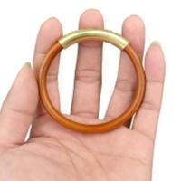 铜管款女款 默认 鸡血藤手镯女西藏野生无节金刚藤手镯男藤镯情侣民族风配饰品TB15