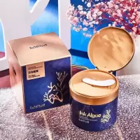 深海墨藻清洁冰晶80g[1瓶] 深海墨藻祛痘清洁啫喱膏洗面奶去角质排毒膏面部洁面冰晶收缩毛孔