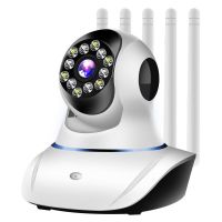 手机远程[送全套配件] 语音对讲+手机旋转+回放+报警 无线wifi摄像头监控手机远程语音室内高清夜视全景360度旋转家