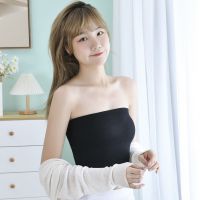 [双层防凸点]黑色 M 70-90斤 塑胸裹胸内衣女缩胸学生瘦胸绷带les显胸小收胸束胸COS神器束胸衣