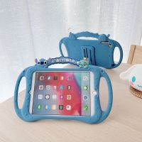 新款手提史迪仔 iPad Pro(10.5寸) 卡通苹果ipad保护套10.2手提air34硅胶壳2018平板电脑9.7