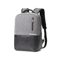 老款灰配黑色 男士双肩包男背包男韩版潮流大容量高中初中学生书包旅行包电脑包