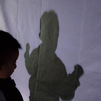 白布1.5x2米 皮影戏影子舞幕布投影白布人影手影表演舞台剧道具涂鸦画布灯光布