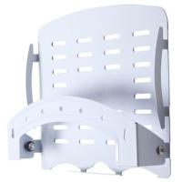 (白色) 投影仪支架免打孔床头置物架托盘路由器挂架墙上壁挂收纳盒可折叠