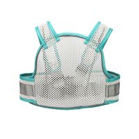 夏款纯色白网绿边 电动车儿童安全带骑车保护绑带电车防摔腰带摩托车机车夏宝宝背