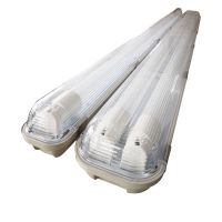 0.6米单管空包 T8LED三防灯防尘防水阻燃灯双管日光灯车间T8支架灯全套双管