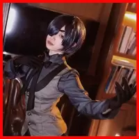 夏尔假发(送发网) xs 黑执事cos夏尔cosplay服装夏尔恶魔套动漫cos服装正太二次元服装