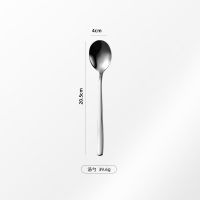 银色 304加厚 单支[勺] 304不锈钢韩式勺子筷子上班族便捷四件餐具套装学生勺叉筷三件套