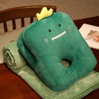 恐龙[可插手 中孔透气] 单个午睡枕[35*28*15cm 暖手午睡枕趴睡小学生可插手趴趴枕办公室抱枕靠垫趴桌生午休神器