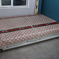 小蜜蜂 整体长 2.2mX2.6m 真水晶绒 水晶绒炕盖床盖榻榻米床单加绒农村大炕毯冬季加厚防滑炕垫床褥垫