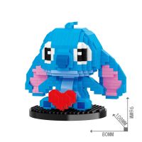 小号史迪仔A 兼容乐高积木疯狂动物城朱迪尼克卡通人物史迪仔马里奥成人玩具女