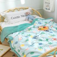 120x150cm[儿童夏被] XB从林之王绿YMF1 儿童空调被幼儿园夏凉被夏季薄款被子宝宝午睡小被子夏天凉被单人