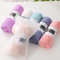 1条装[白色] 毛巾浴巾吸水不掉毛柔软洗脸珊瑚绒毛巾擦头发速干成人家用毛巾