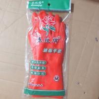 小号S 红色,3双 春玫牌迷你手套薄款贴手型乳胶制品防水洗碗洗衣手套插秧