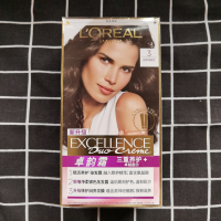 双膏3# 自然深棕色 (LOREAL) 卓韵霜特润双膏染发霜 #3自然深棕遮白染发膏