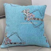 艾草绿 45*45cm不含芯 北欧可拆洗靠垫抱枕方形床头客厅沙发靠枕套午睡枕汽车办公室护腰