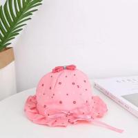 小雨点-粉色(适合0月-3月) 帽围48-52cm(8月-3岁宝宝) 宝宝可爱帽子男春夏季薄款防晒遮阳透气网帽1到3岁女
