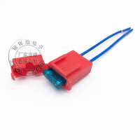 单陶瓷保险丝盒 拍一份=1个 不带 中国汽车防水保险盒 车用险丝座胶木保险盒带线装保险丝插座 陶瓷