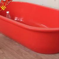 R59-95长盆1.34KG-S3 洗被子盆大盆家用洗衣服特大超大洗澡大人大号塑料大盆加厚