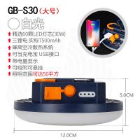 S30白光性价比款 无充电器(配充电线) 充电露营灯LED帐篷灯充电野营超亮灯营地超长续航户外照明应急灯