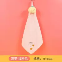 加厚擦手巾单条---菠萝头 擦手毛巾挂式家用加厚吸水擦手巾可挂式可爱卫生间厨房手帕