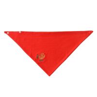 福字三角巾 小码:适合头围32-38cm 宝宝虎头帽牛角帽护头帽男女婴儿传统民族风帽子围巾中国风抓周