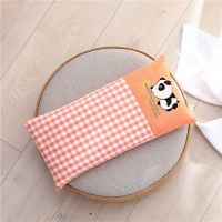 橘黄熊猫(0-5岁) 换洗枕套(无荞麦壳无填充)不是枕头 儿童枕头全荞麦婴幼儿幼儿园水洗棉卡通枕头小枕头宝宝枕枕芯枕套