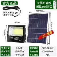 100W-配件(遥控-[5米线# 超亮太阳能灯家用户外大功率led照明路灯室内外农村投光灯爆亮灯