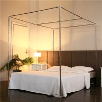 单 支架 1.2x2米床 家用遮光床帘蚊帐一体式卧室床幔四季防尘挡风保暖单人双人带支架