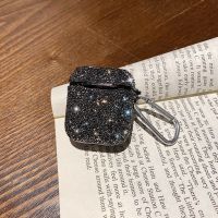 满钻暗黑色(1/2代通用) 奢华镶满闪钻AirPods pro苹果2/3代无线蓝牙耳机保护套软壳女神款