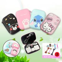 印花方包随机1个 充电器包数据线收纳包U盘收纳盒蓝牙耳机卡通可爱收纳包零钱包