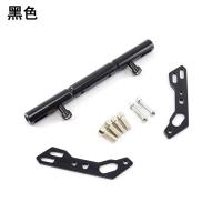 气质黑 折叠调节款 一体把码表架福州雅迪电动车手机支架懒人摩托车用外卖通用铝合金