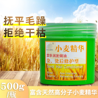 小麦发膜500ml*1瓶 其他 500g 小麦精华免蒸发膜护发素防开叉亮泽干枯毛躁烫染修护顺滑柔亮