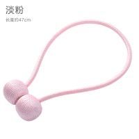 粉色1个 磁铁窗帘扣窗帘绑绳扎束带免打孔卧室扎窗帘的绑绳窗帘带