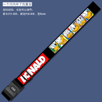 行李绳:黑底唐老鸭 密码锁扣/1米8:黑底唐老鸭 行李箱包捆绑绳子密码打包防开带十一字卡通加固保护绳迪士尼旅行