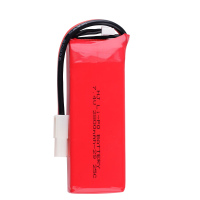 EL-2P插头 7.4V 2800mAh锂电池 航模电池7.4V 2800mAh飞轮FT009快艇2.4G大容量高速遥控