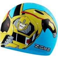 大黄蜂(621603222) 儿童硅胶泳帽防滑防水护发护耳男童青少年游泳训练不勒头