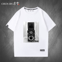 白色 (1) S 捷克双反flexaret薇薇安迈尔禄莱双反胶片相机摄影师短袖t恤半袖