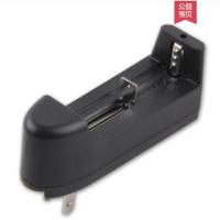 充电器 18650锂电池3.7V电筒大容量可充电平头动力小风扇强光手电电芯