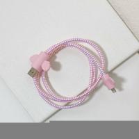 镭射粉➕天使 适用苹果11手机数据线保护套iPhone11充电器5v充电头xr缠绕线78p