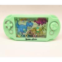 恐龙套圈圈游戏机(浅绿色) 儿童怀旧益智独角兽水机小猪狗狗奥特曼霸王恐龙游戏机套套圈玩具