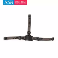 灰色 头戴式手电筒松紧带三段式弹力带子钓鱼灯带帽子